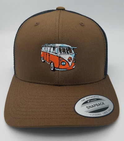 Microbus Brown/Black Trucker Cap